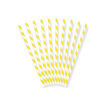 Picture of PAPER STRAWS YELLOW 19.5CM